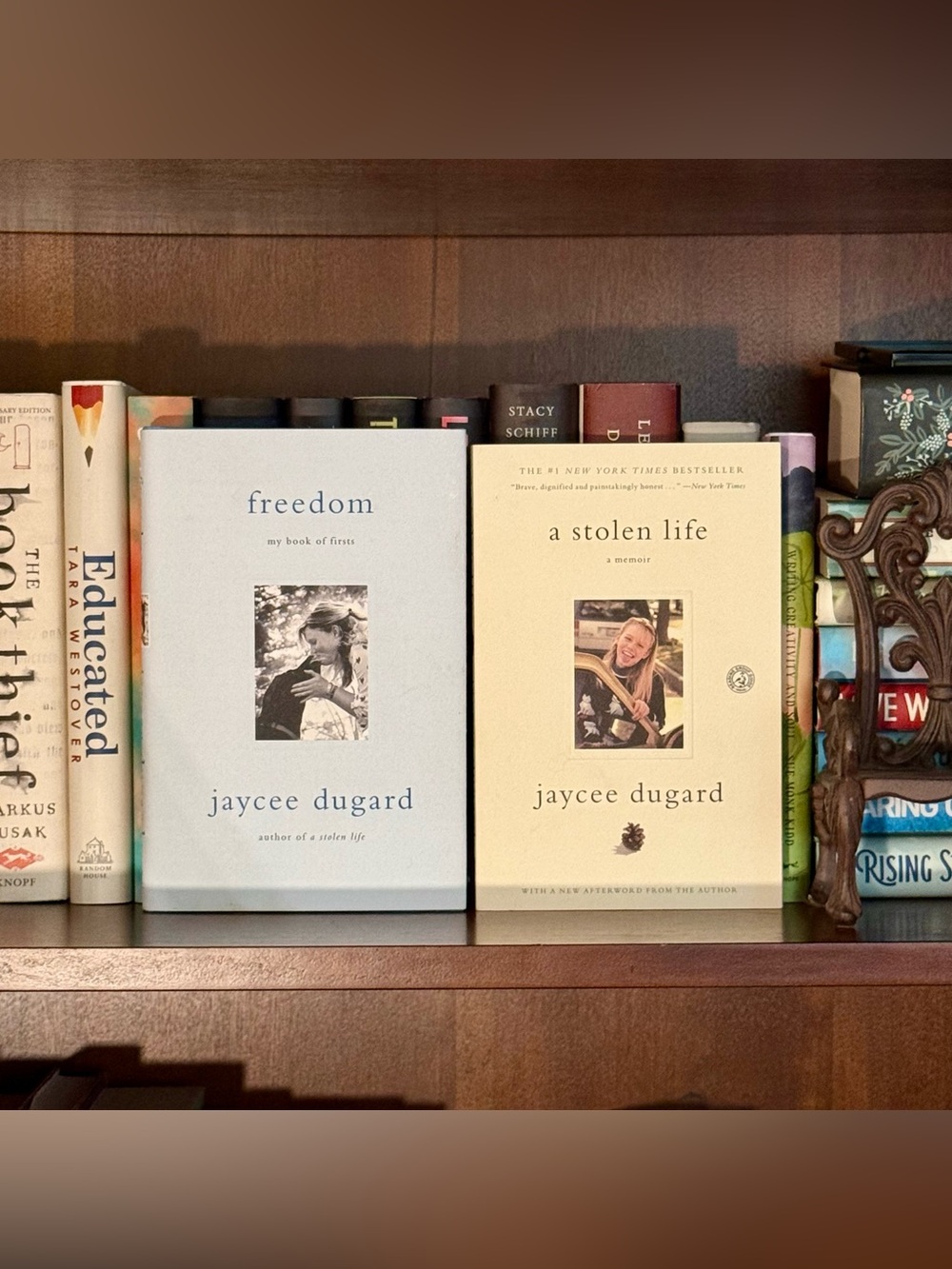 Jaycee Dugard First Ed Set Freedom and A Stolen Life Book Set - NEW